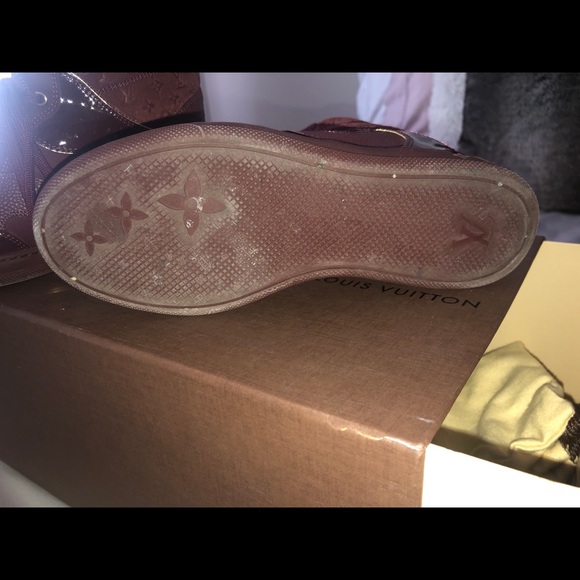 Louis Vuitton wedge booties,pattern leather/Suede - Picture 8 of 9